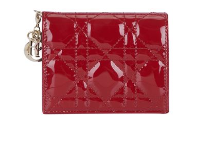 Dior Mini Lady Dior Wallet, front view